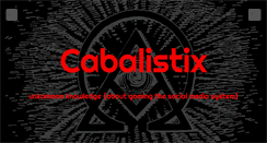 Desktop Screenshot of cabalistix.com