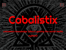 Tablet Screenshot of cabalistix.com